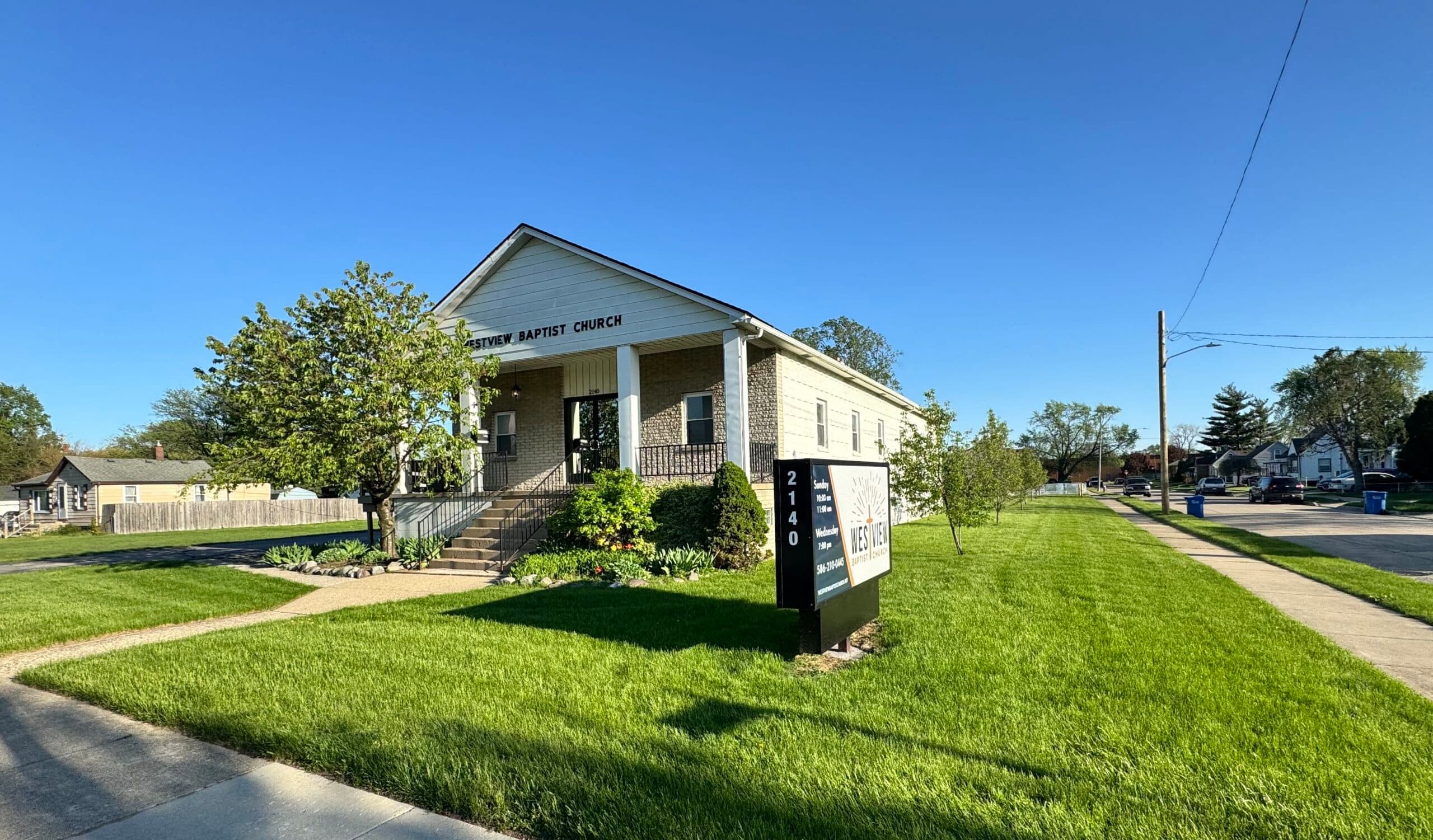 Westview Baptist Church at 2140 Stephens Road in Warren, Michigan